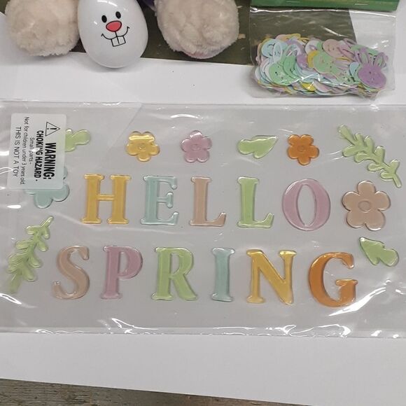 16pc Easter Basket Peter & Magic egg  DVD, toys, book,eggs & grass, clings &more - Picture 9 of 15